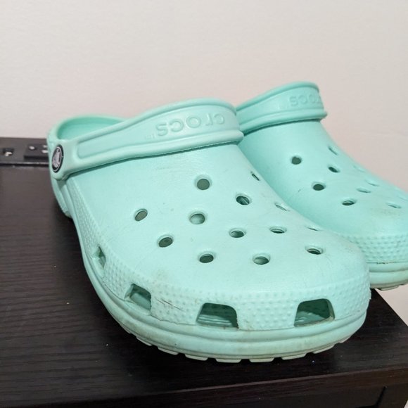 Teal Crocs Classic Clog Women's 7 / Men's 5 - Picture 3 of 11